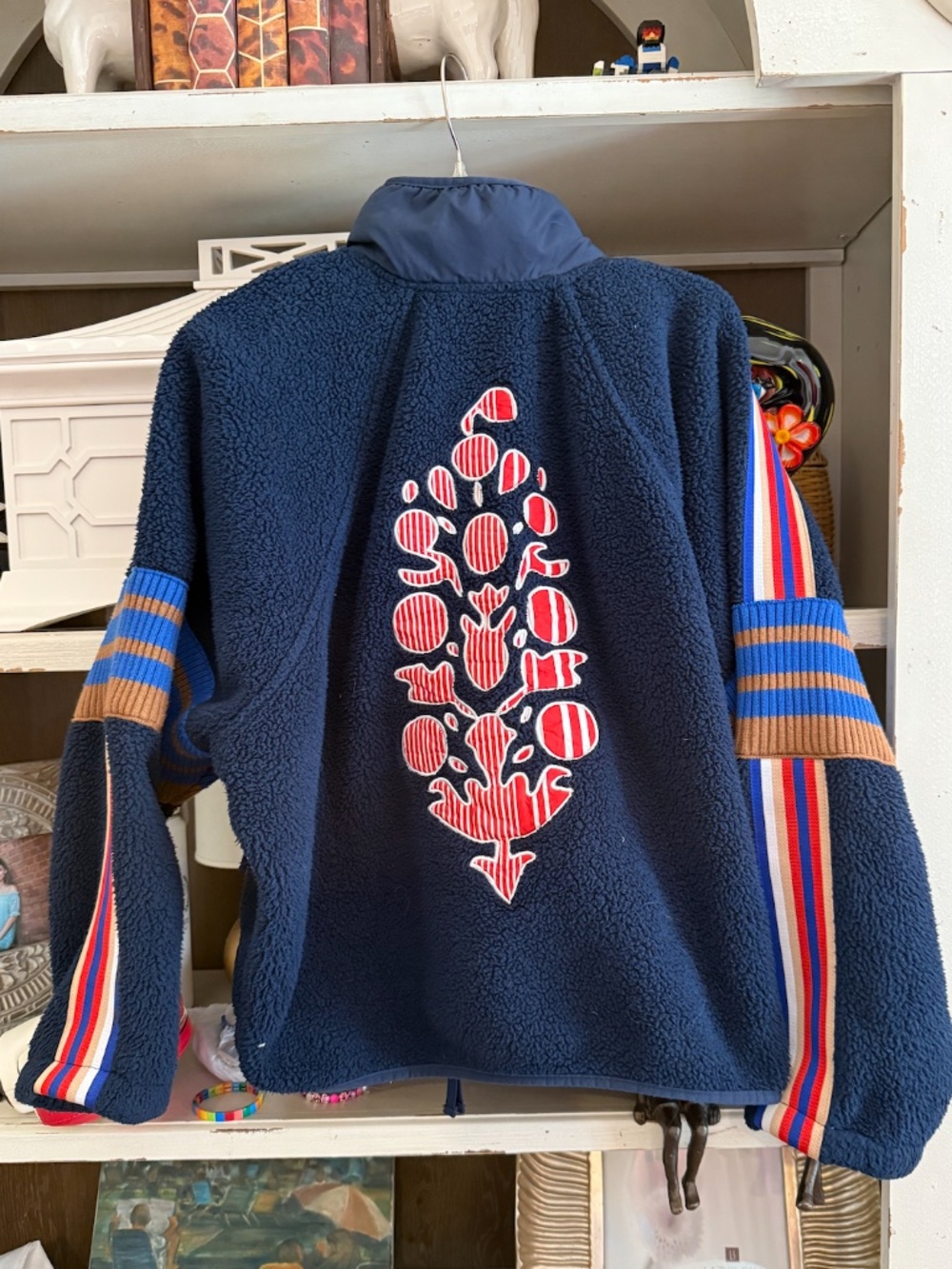 Free People FP Movement Large L Sporty Mountain High logo fleece navy - Picture 6 of 9